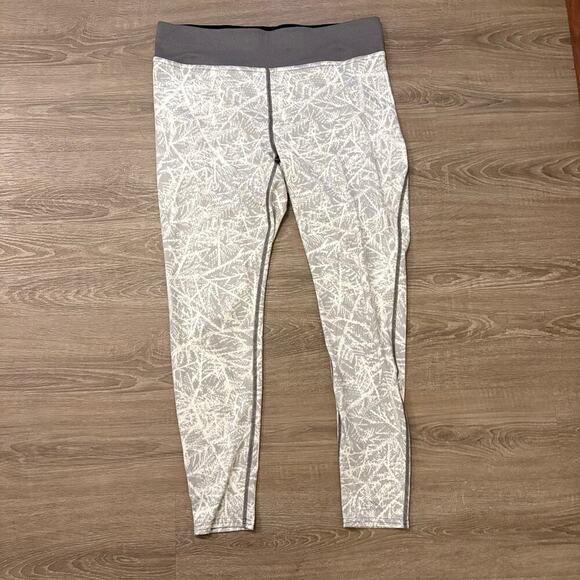L.L. Bean Pants - L.L.Bean Women’s Midweight Base Layer Leggings Petite Large Gray Thermal Stretch